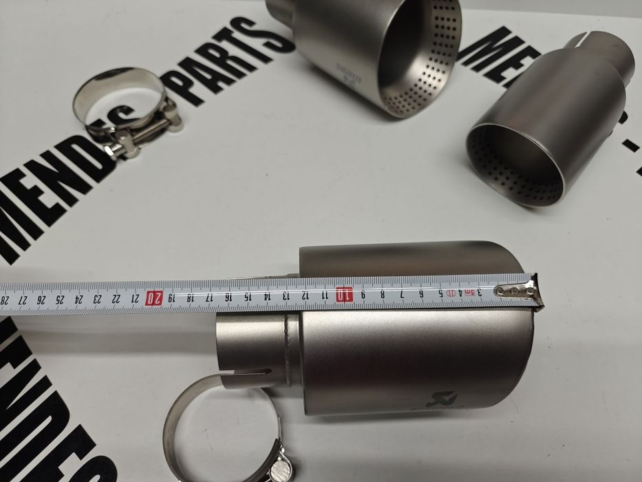 Ponteiras style akrapovic inox