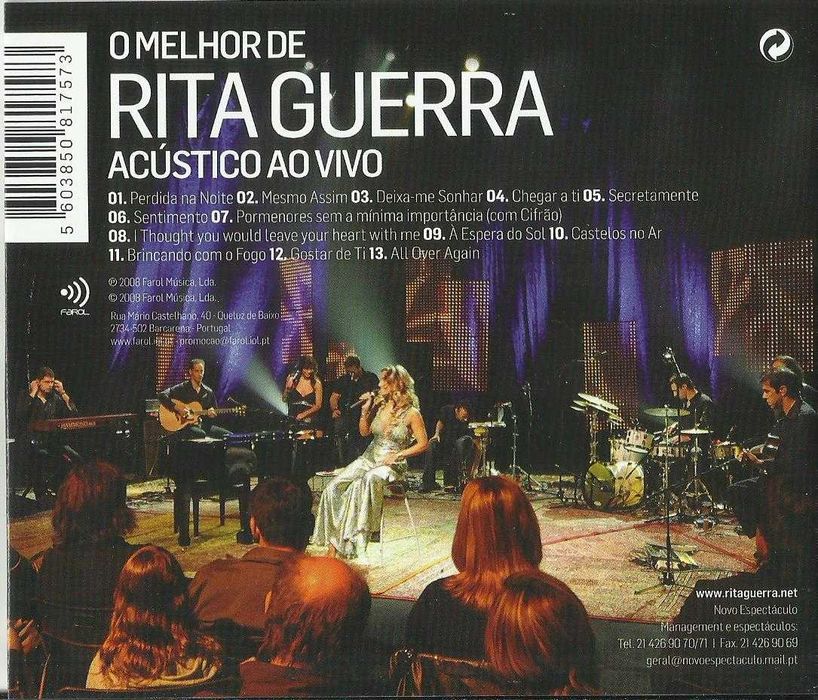 Rita Guerra - O Melhor de Rita Guerra: Acústico ao Vivo