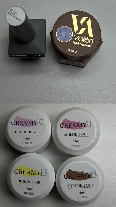 гель лаки гелі для манікюру Gama Dark Touch Karo Weex Valeri Miss Luna