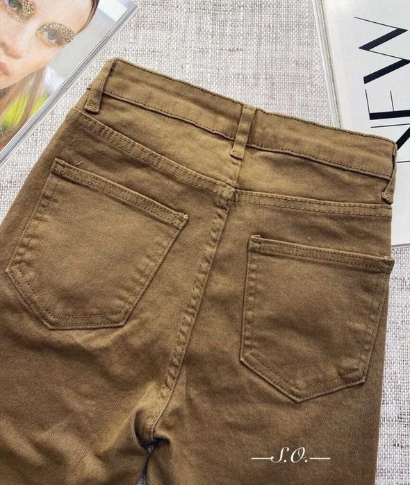 Джинси жіночі skinny вузькі, колір кемел. Туреччина. Р.34