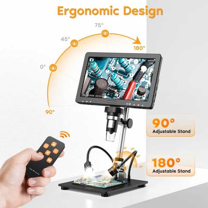 Микроскоп DM13 для пайки,ремонта электроники, монет, ювелирных изделий