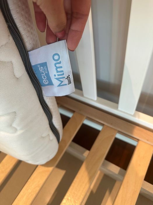 Berço Micuna Globito com gavetão e Colchão Ecus Kids