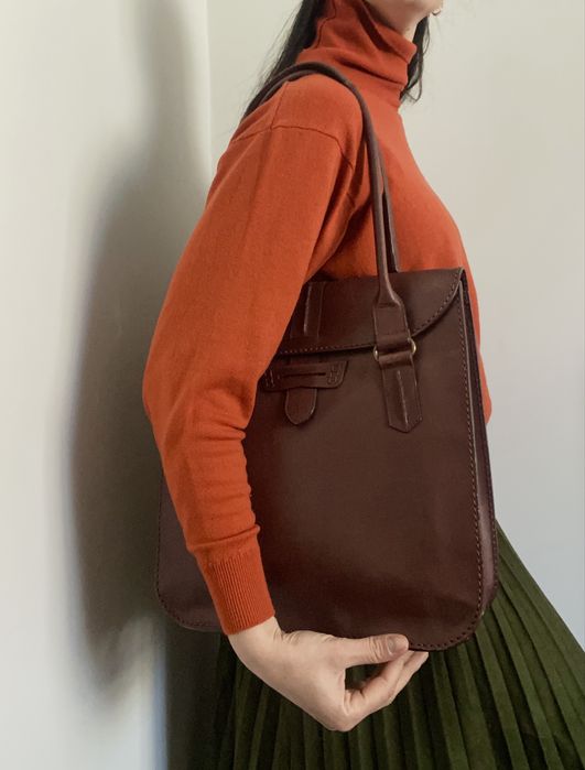 Radley Англійська шкіряна сумка портфель тоут шопер для ноутбуку