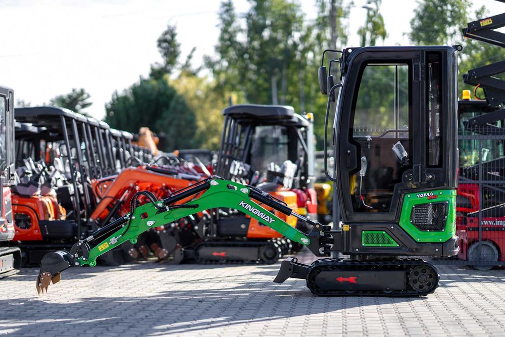 Minikoparka Kingway YAMA R10K Briggs & Stratton 1200kg 15KM 3 łyżki RS