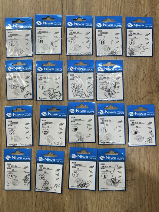 Portfel szyty z gotowymi przyponami 100cm - 80 szt