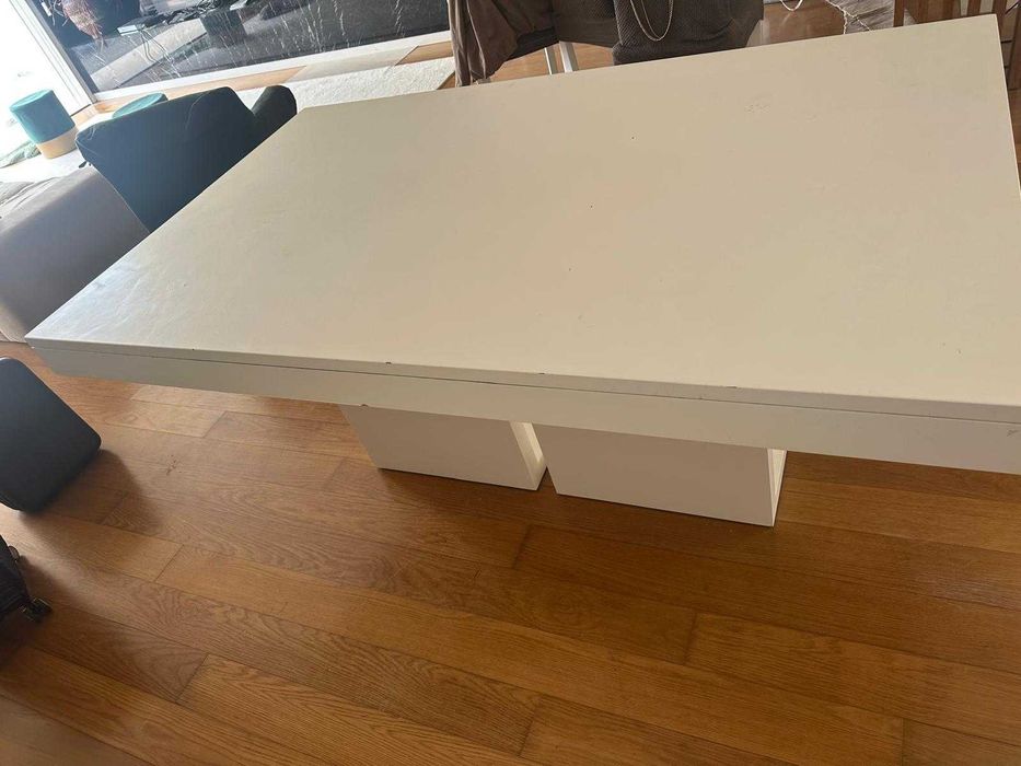 Mesa de Jantar lacada branca