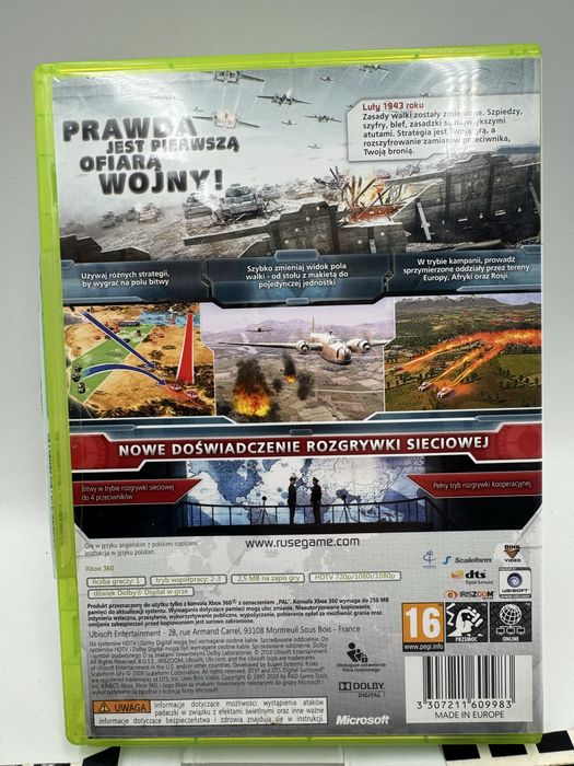 PL RUSE Nie Wierz W To Co Widzisz Xbox 360 Gwarancja