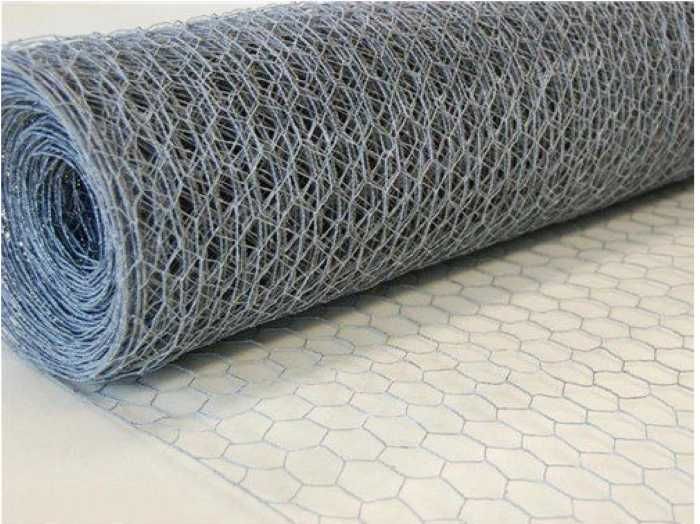 Siatka hodowlana hexagonalna na woliery, ogrodzenia 25/0,8. Ocynk