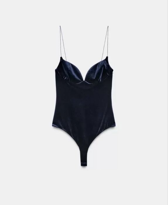 Оксамитове боді zara
