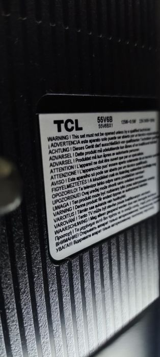 Android Google TV TCL 55" 4K UHD 55V6B
