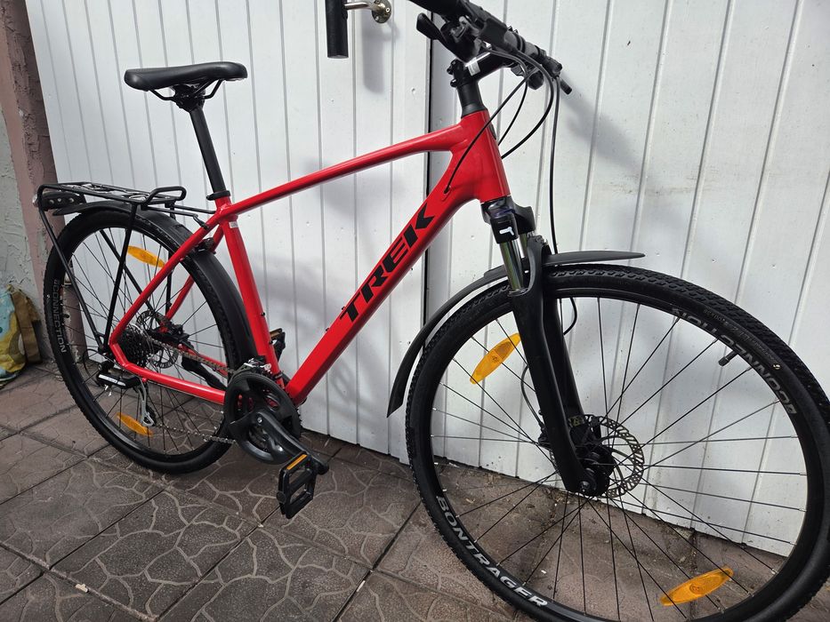 Rower jak nowy Trek Dual Sport 2 # 28 cali Rama L Akcesoria # stan idealny