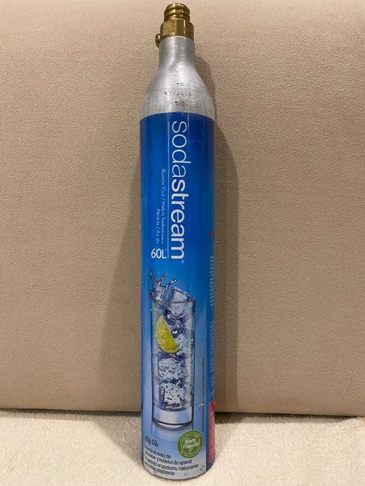 Nabój butla do saturatora sodastream wersja twist z gwintem - Nabity