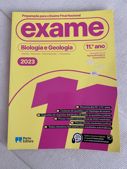 Livro Preparação para o exame - Biologia e Geologia 11.ºano