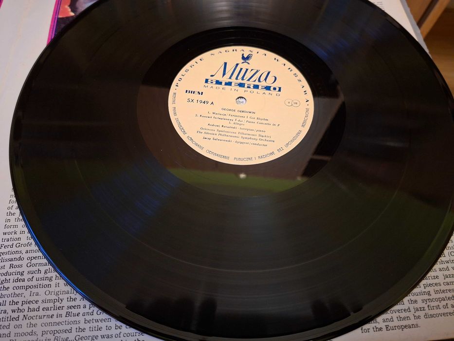 płyta winylowa George Gershwin stan VG+/EX klasyka 2LP