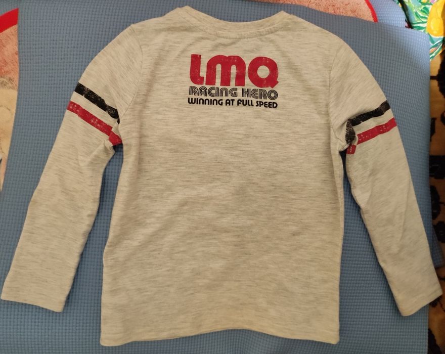 Лонгслів, футболка з пайетками для хлопчика