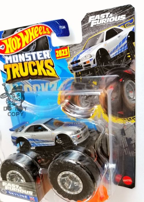 Hot wheels Nissan Skyline GT-R Fast furious Monster truck Szybcy i...