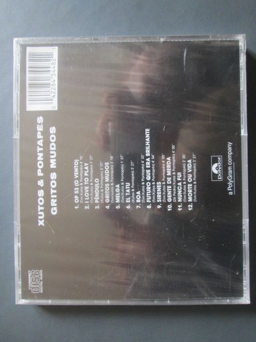 Xutos & Pontapés - Gritos Mudos, CD novo, selado