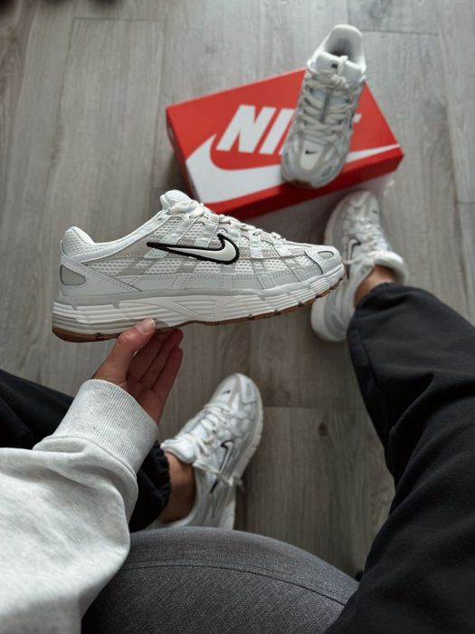 Кросівки  Оригінал Nike P-6000 White / Black Swoosh