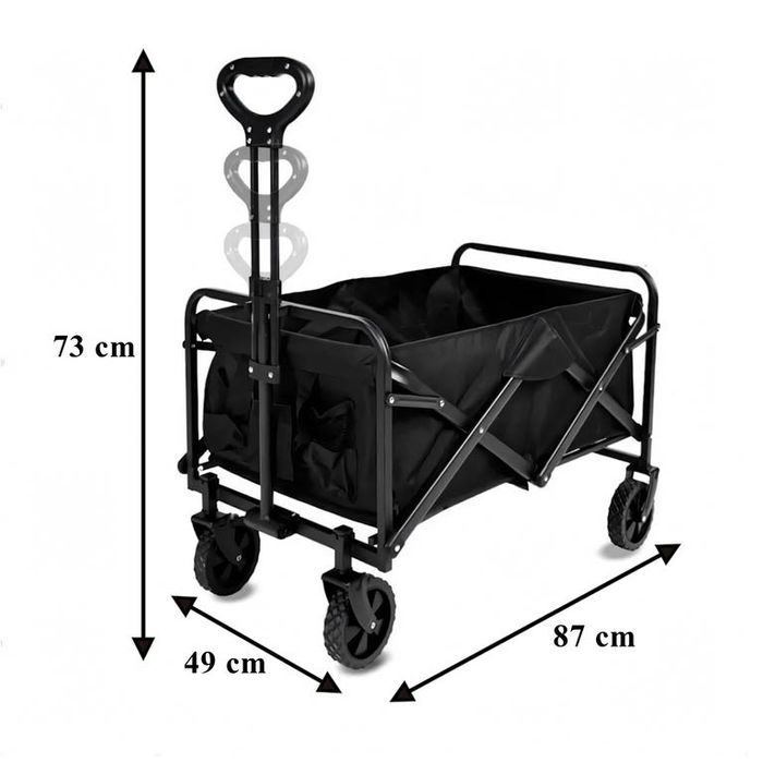 Wózek Turystyczny Transportowy Ogrodowy Składany Na Camping Ryby