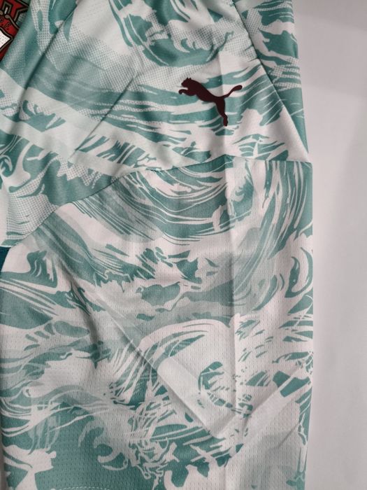 Camisola Seleção Nacional Portugal – Verde ÁguaModelo especial da seleção portuguesa com um design diferente e moderno.

Preço: 20,00€

Personalização