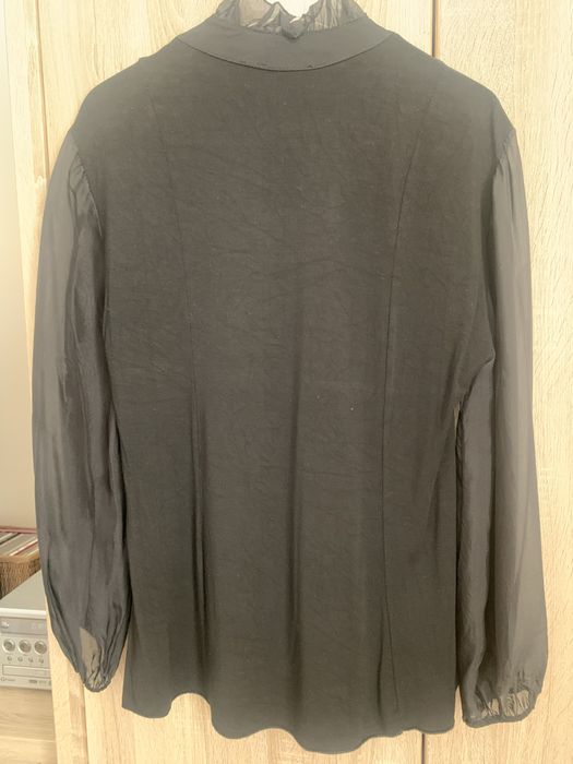 Czarna bluzka damska, moda włoska