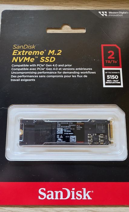 SSD SanDisk Extreme M.2 NVMe 2tb