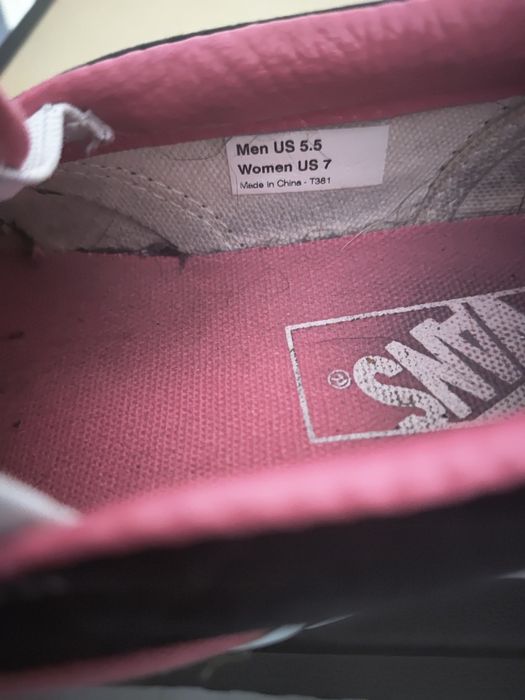 Vans slip-on szachownica różowe rozmiar 37