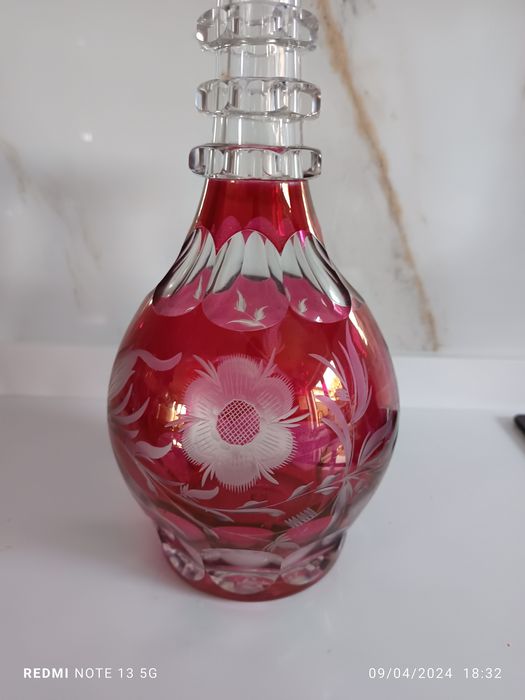 Licoreira cristal vermelho