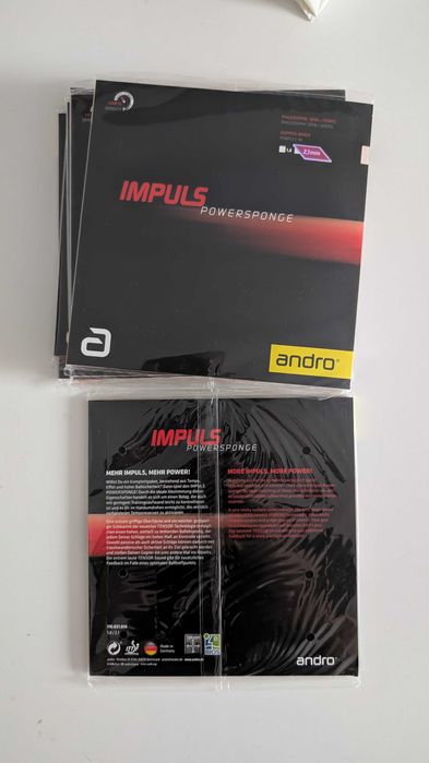 Okładzina Andro Impuls Powersponge 2,1mm 7 sztuk