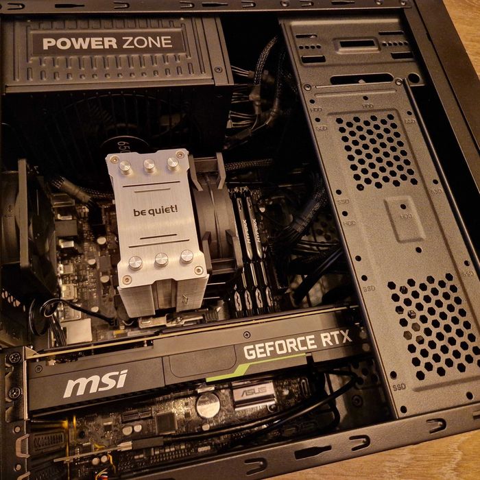 Intel 9400f RTX 2070 HyperX Fury 16GB  SSD 500GB BeQuiet 650W Wi-Fi