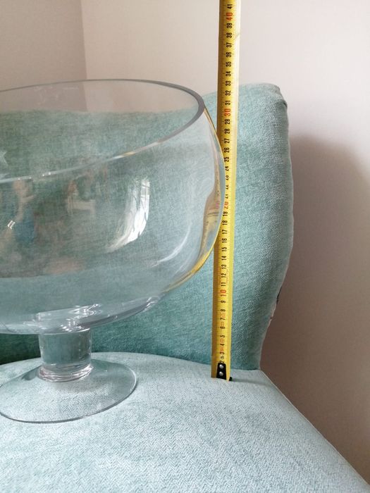 Peça de decoração em vidro