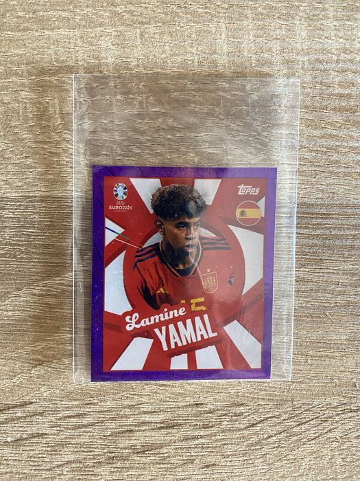 Topps Euro 2024 - Lamine Yamal Espanha Roxo (Raro)