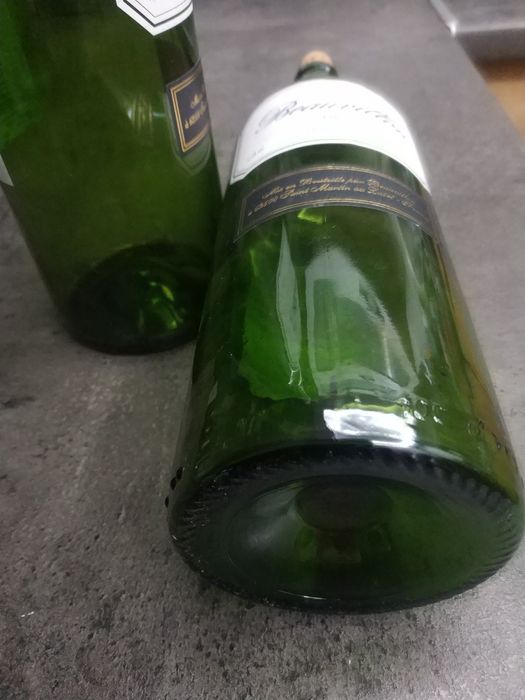 Butelki szklane z korkami pojemność 1l - 22 sztuki