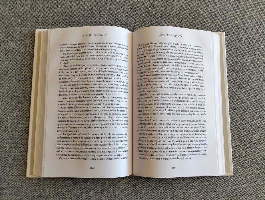 Livro "Estrela errante" de J.M.G. le Clézio