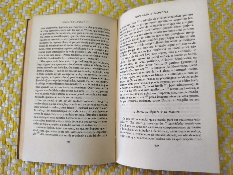 ENSAIOS Tomo I – 
António Sérgio