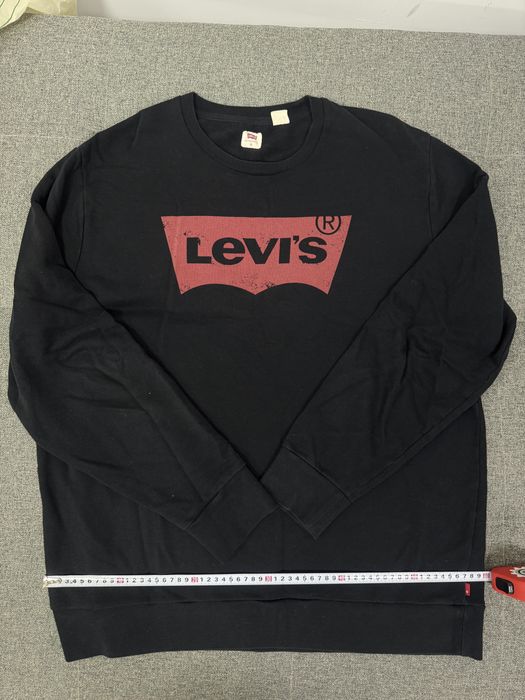 Чорний світшот Levis оверсайз