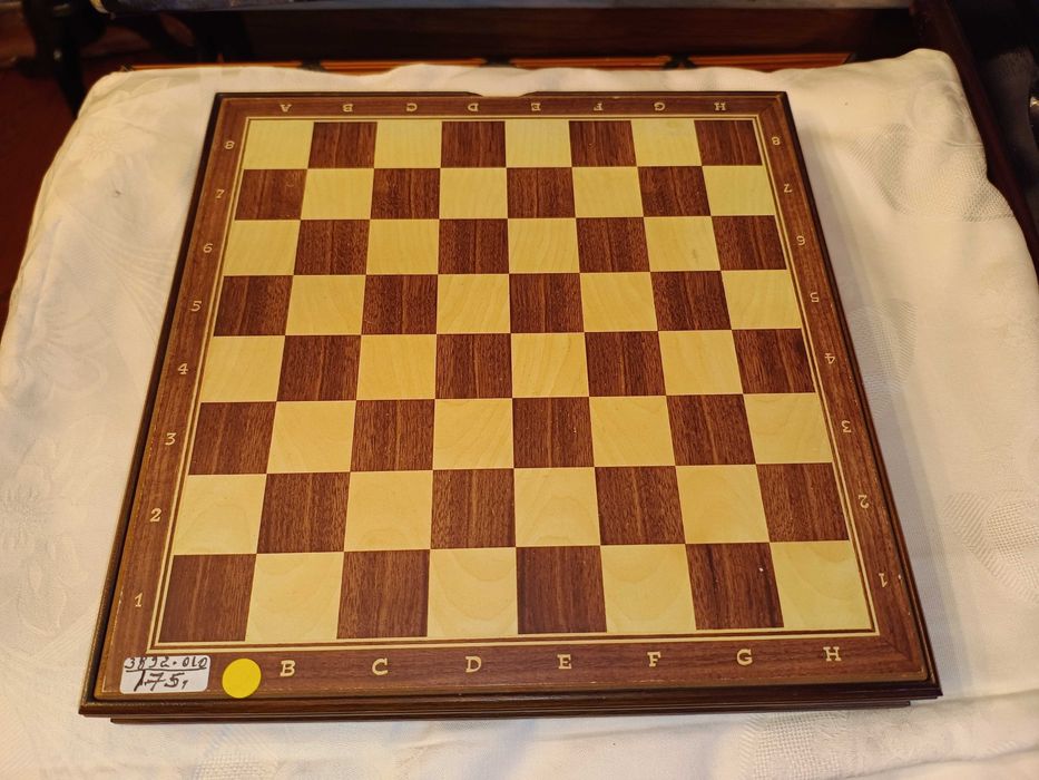 Tabuleiro Xadrez Damas Madeira