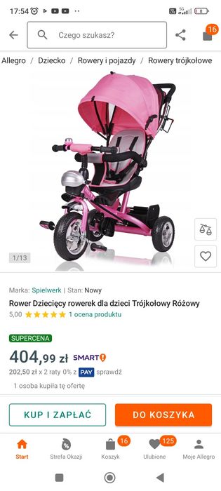 Rowek trójkołowy x trike
