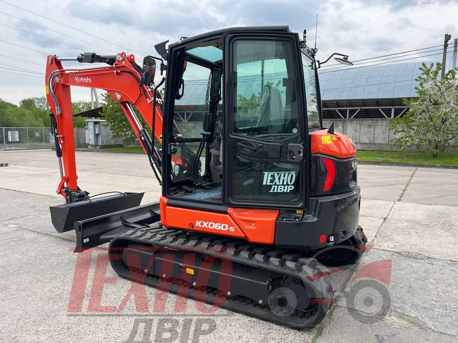 Міні-екскаватор Kubota KX 060-5 KGLS2 НОВИЙ (JCB, Yanmar)
