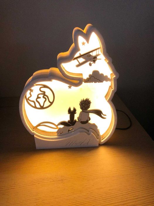 Luminária Principezinho Personalizada | Decoração Infantil Multilayer