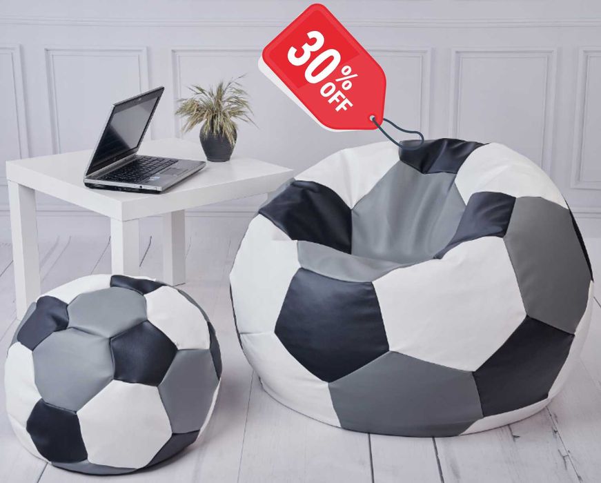 Pufa WOREK SAKO Piłka Fotel Siedzisko Dla Dzieci Kolor WYPRZEDAŻ -20%