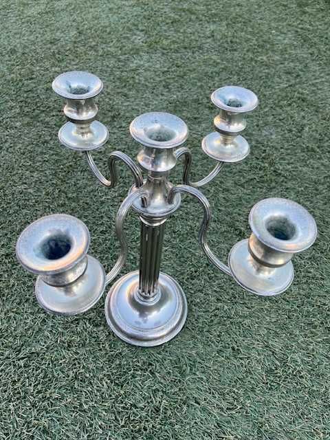 Castiçal de 5 braços em casquinha