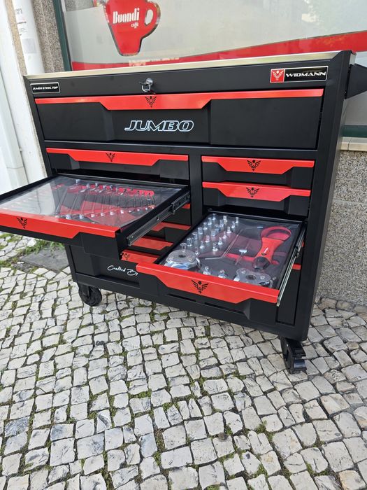 Carrinho de ferramenta de 11 gavetas  completas novo