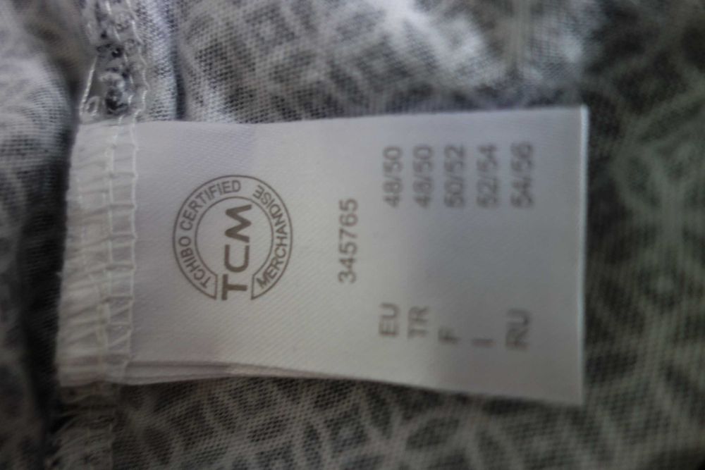 damska bawełniana bluzka Tchibo Women Essentials 48/50