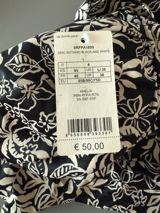 Calzedonia bikini strój kąpielowy wysoki stan Amelia Botanic M 75D