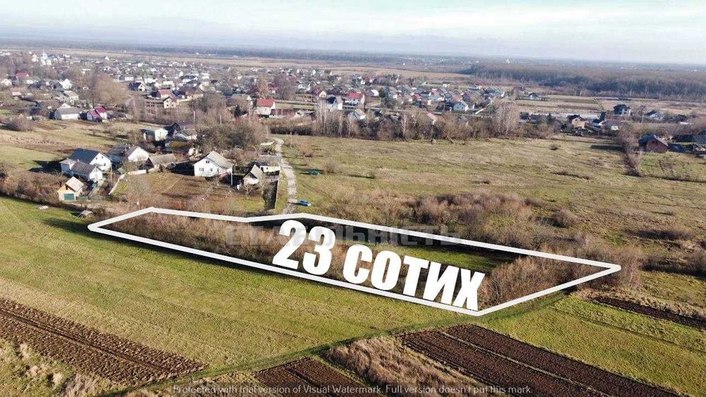 Продаж Ділянка 23сот. ОСГ. Березівка. Світло. Газ. Будинки. Новобудови