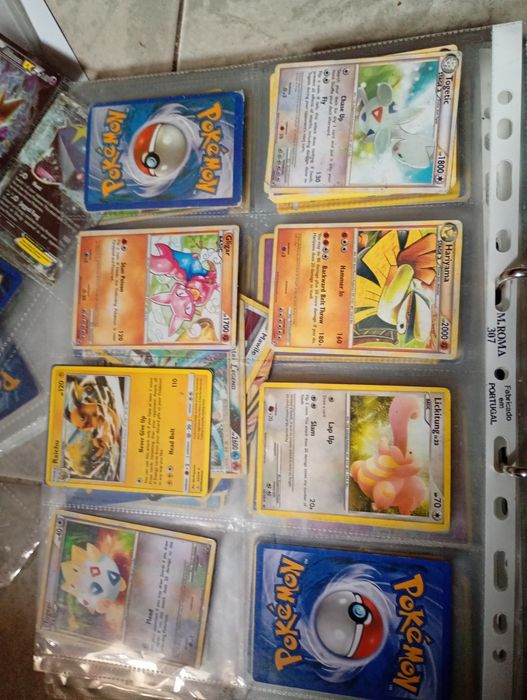 Cartas Pokémon algumas raras