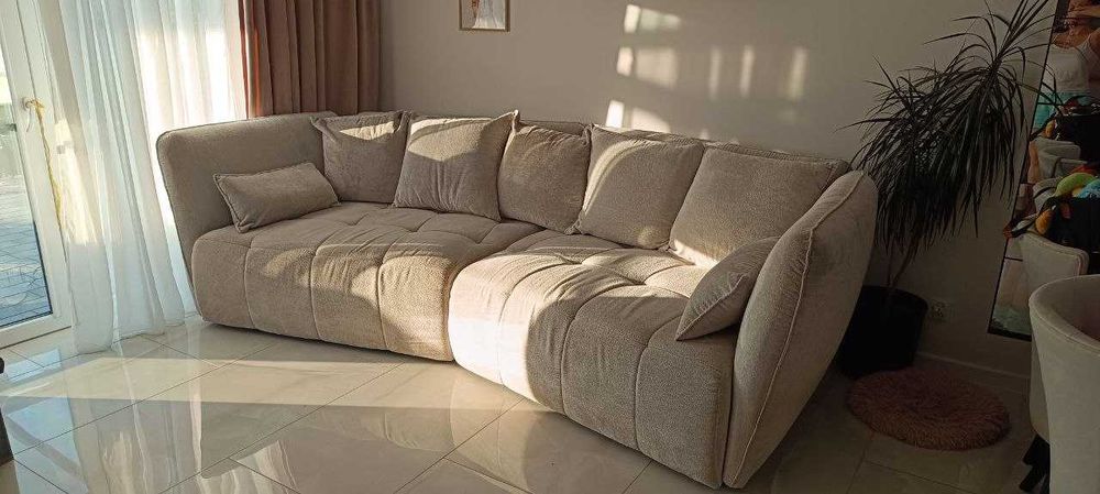 Sofa 5 osobowa szara