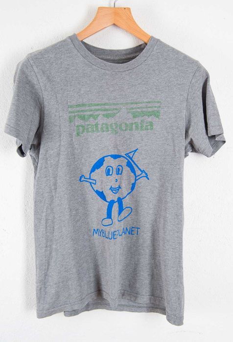 Patagonia T-shirt męski Organic Cotton Slim Fit szary
