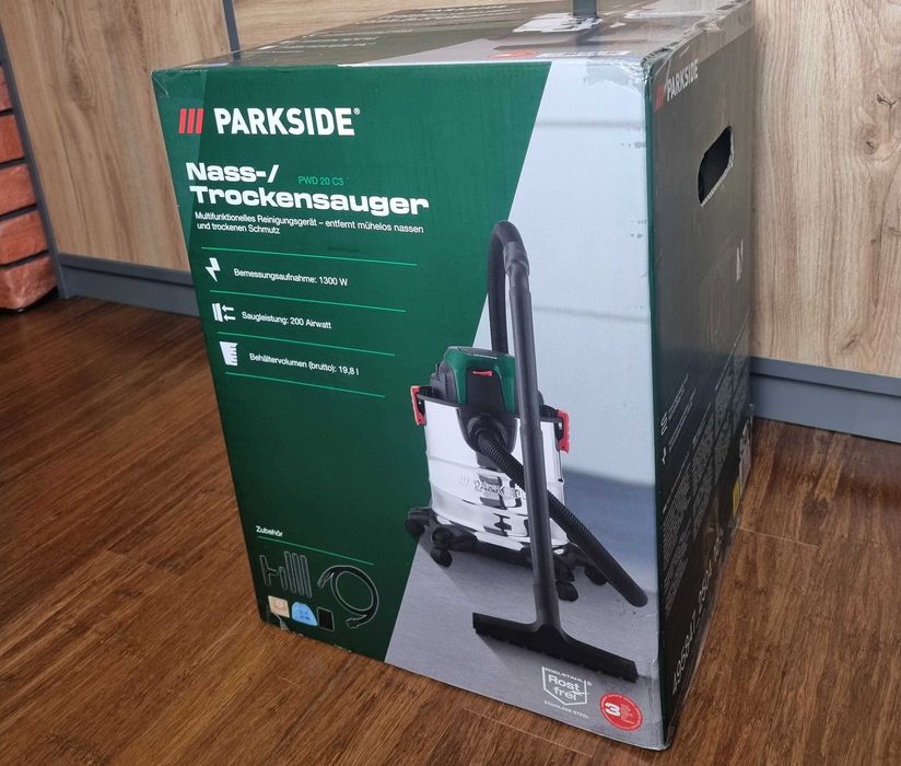 Пилосос Parkside PWD 20 C3 1300 Вт 20л Німеччина
